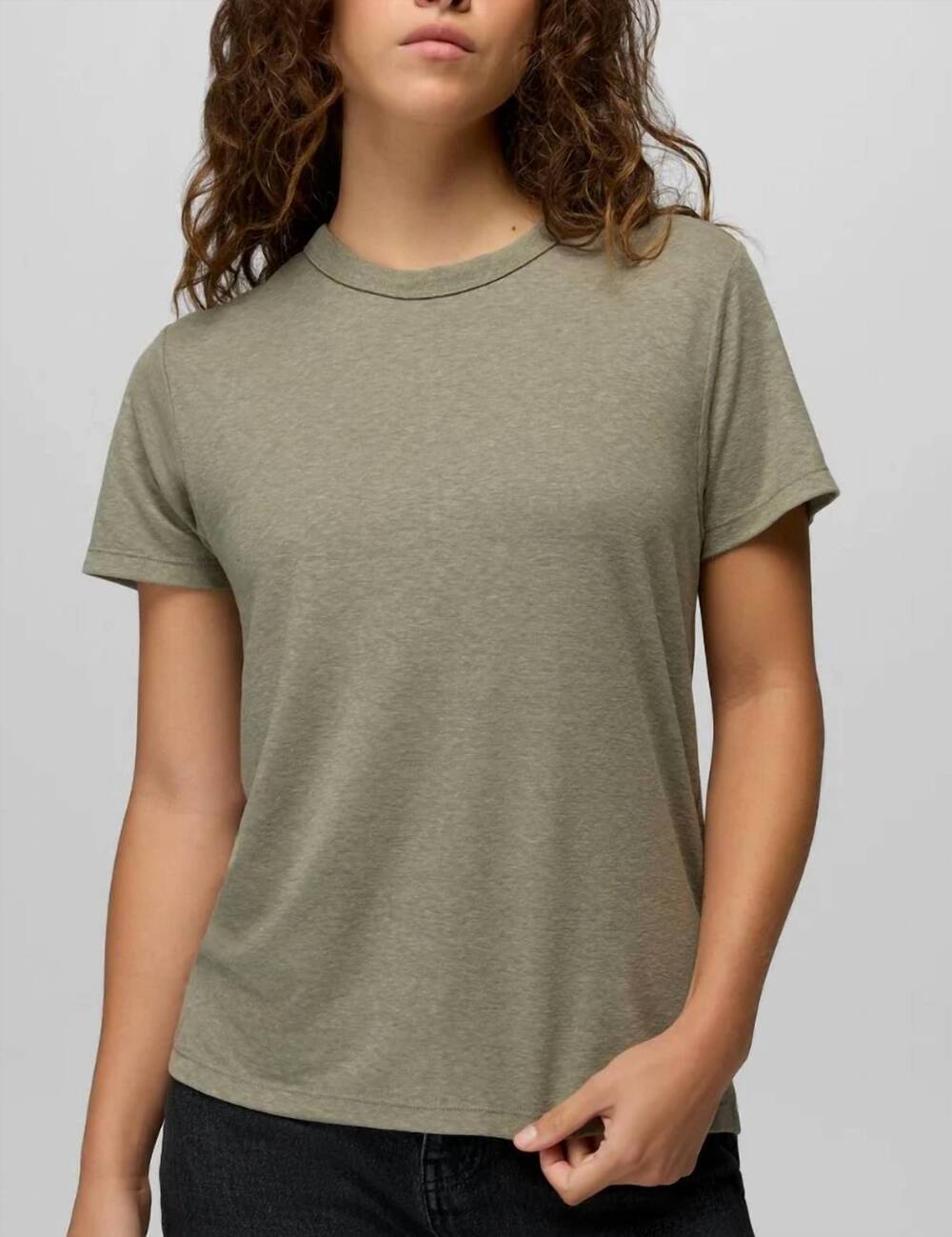 NEW PRANA cozy up short sleeve crewneck tee in sage